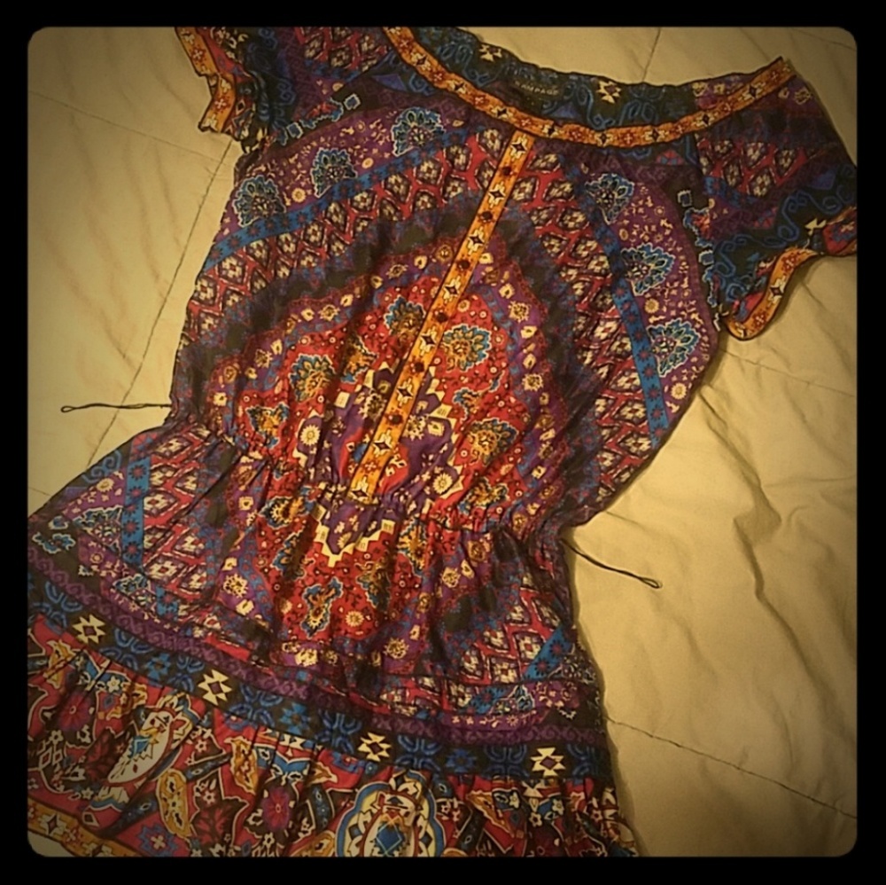 Like New Summer Fall Boho Chic Tunic/Dress - Picture 7 of 7